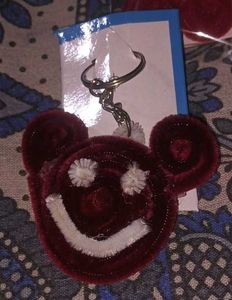 Cute Teddy Bear Keychain handmade