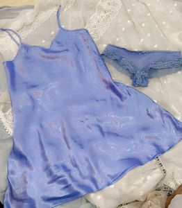 Satin Cami Nightgown with brief 👍