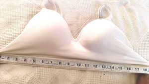 White Ribbed Bralette Top