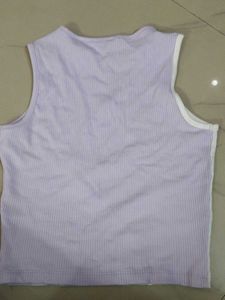 Two-Tone Ribbed Tank Top