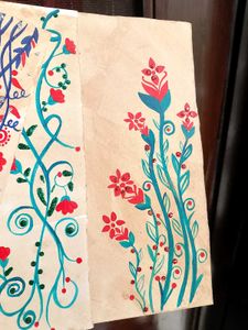 Hand-painted Vintage Sheets for Arts &amp; Crafts