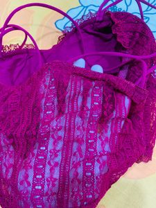 Very Pretty Bralette , With Lace Detailing