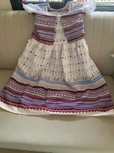 Tribal Print Two-Piece Dress Set