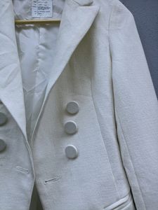 White Formal Blazer