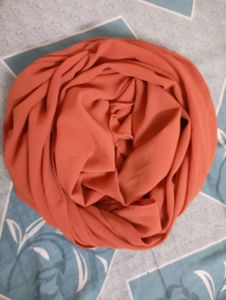 Two Hijabs For Women With Mustard And Coral Colour