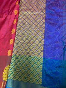 Vibrant Silk Saree with Intricate Weave