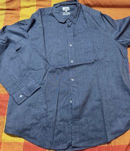 Next Men's Regular Fit Marl Yarn Shirt