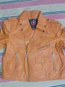 Stylish Faux Leather Biker Jacket