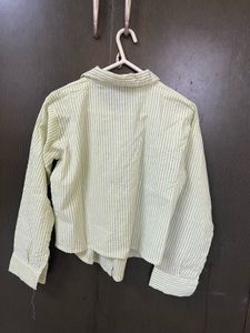 Chic Striped Button-Up Shirt