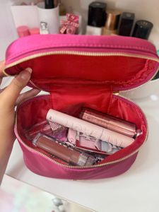 Chic Pink Vanity Bag check details