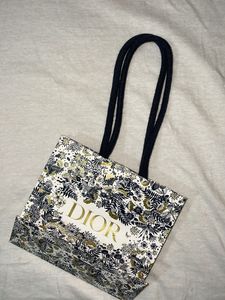 Dior Floral Tote Paper Bag