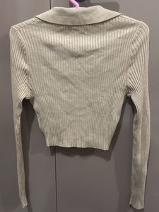 H&amp;M Divided Ribbed Knit Top
