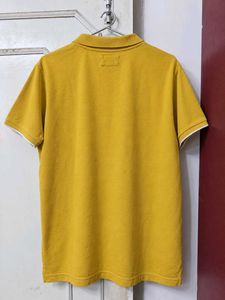 Men's Yellow Pepe Jeans Polo T-shirt