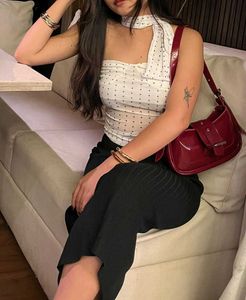 polka dot top