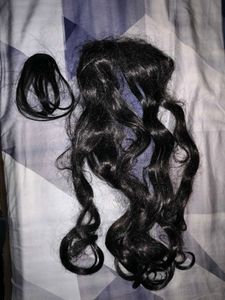 Black Curly Hair Extensions combo