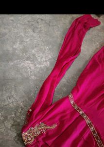 Elegant Pink Ethnic Gown