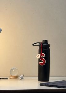 "S" Charm with Flower