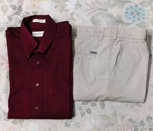 Van Heusen Men's Shirt and  oxemberg Pants Set