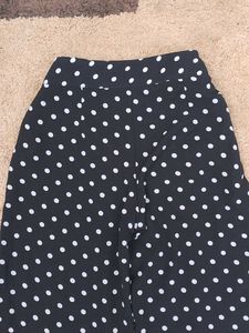 Polka Dot Wide Leg Pants