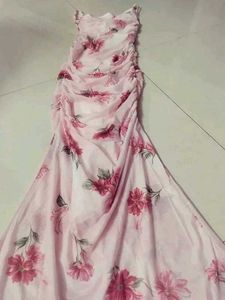 Chic Floral Ruched Midi Dress