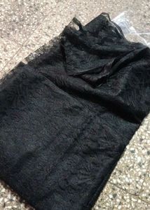Black Lace Saree and blouse