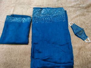 Elegant Embellished saree set