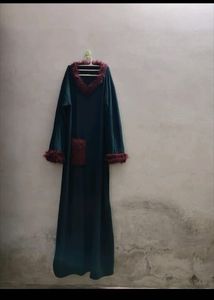 Green Full sleeve Night Wear for women