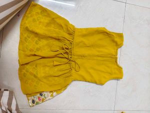 Stylish Yellow Kurta Set with Dupatta