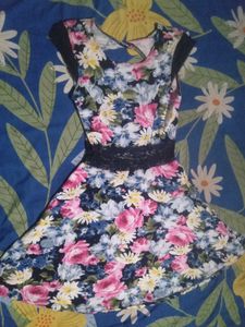Floral Print Fit & Flare Dress