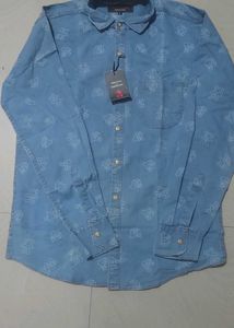 Stylish Blue Printed Shirt check imez