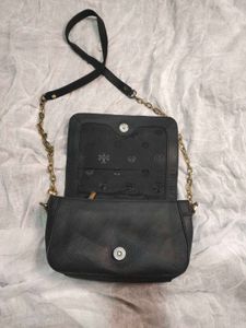 Tory Burch Black Leather Crossbody Bag