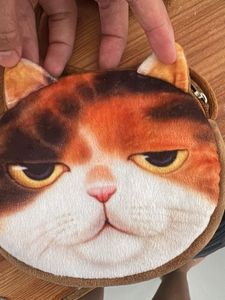 Cute Grumpy Cat Face Crossbody Bag
