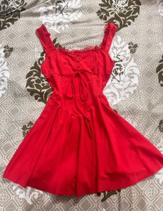 Savana red mini dress