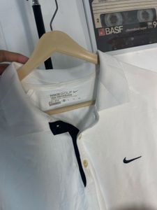 Nike White Polo T-Shirt