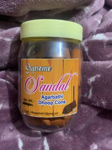 supreme sandal agarbathi dhoop cone