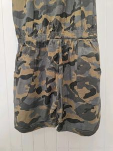 Camo Print Romper