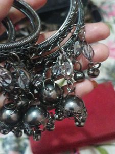 Oxidised Jhumka Bangles