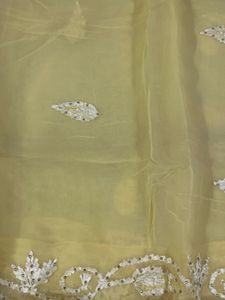 yellow saree