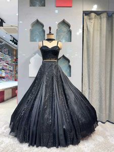 Sparkling Black Lehenga Choli Set