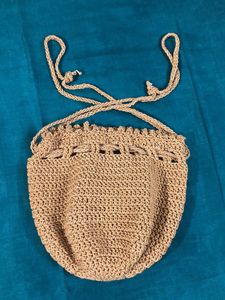 Boho Crochet Shoulder Bag - Potli