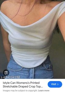 trendy white top🤍