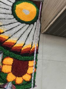 Handmade Floral corner  rangoli