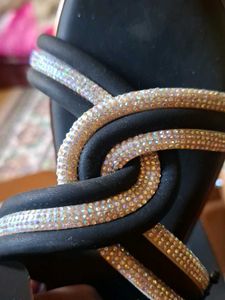 Sparkly Wedge Sandals
