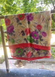 Floral Print Saree
