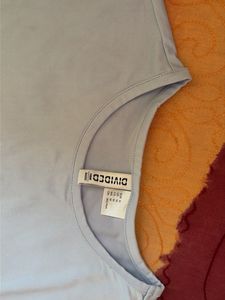 H&amp;M Light Blue Crew Neck T-Shirt