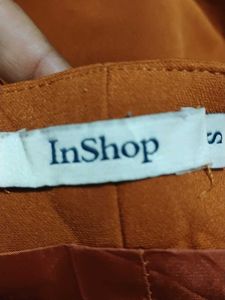 🌸Chic Orange A-Line Mini Dress🌸