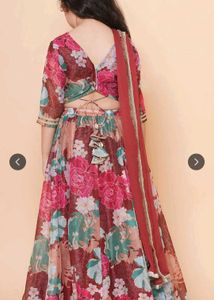 Beautiful Floral Lehenga Choli Set