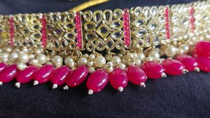 Stunning Kundan & Pearl Necklace Set