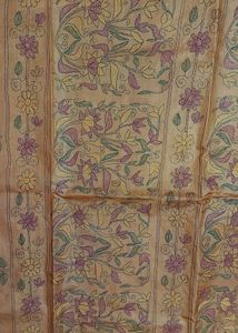 Elegant Embroidered Kantha Saree