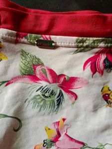 Fila floral short skirt